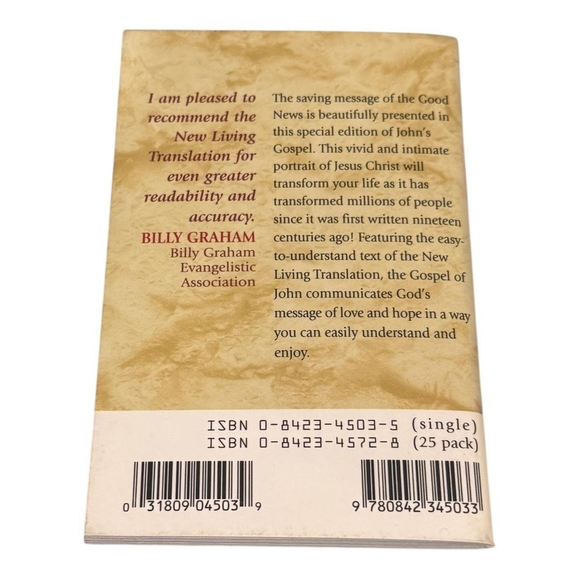 Gospel Of John NLT Daily Word Peace Christian Booklet Lot 3 Prayer Softcover - Picture 5 of 14